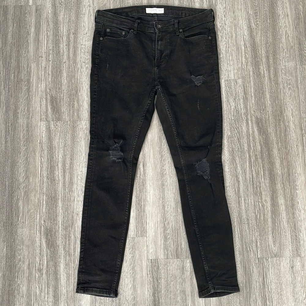 Topman Distressed Men’s Skinny Jeans | Size 32